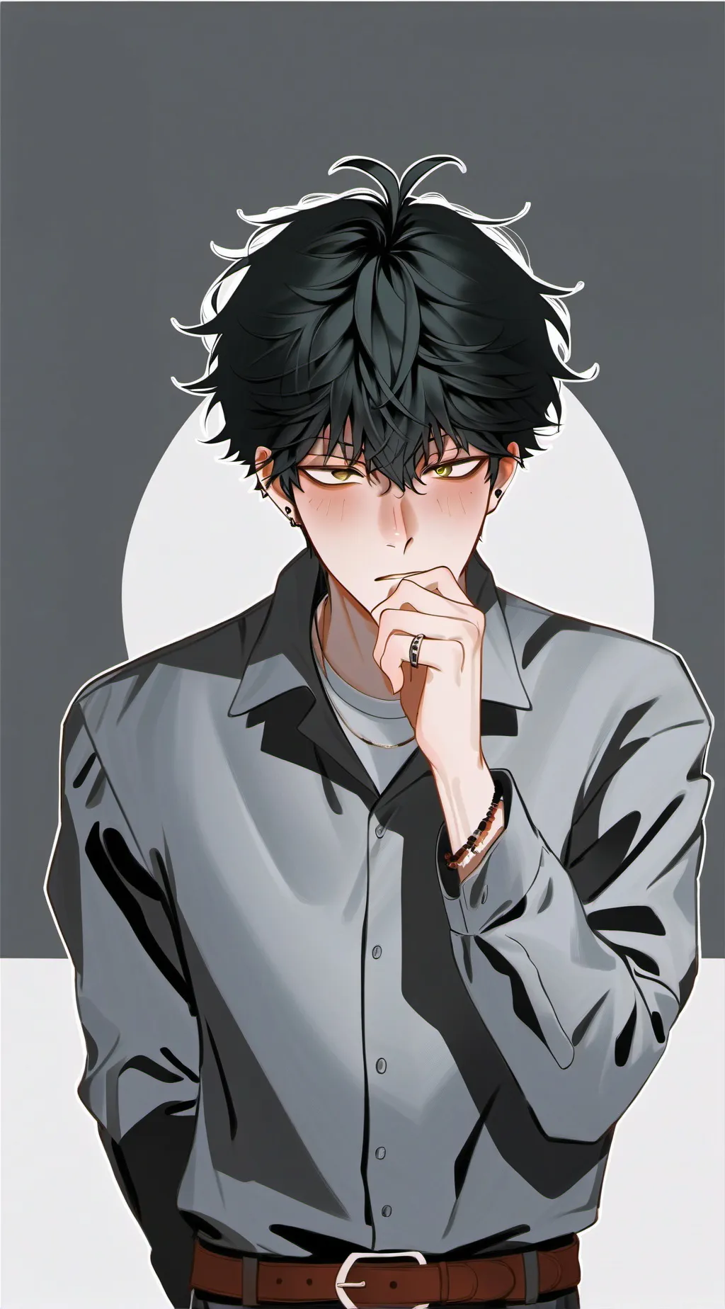 ai character: Malcom  background
