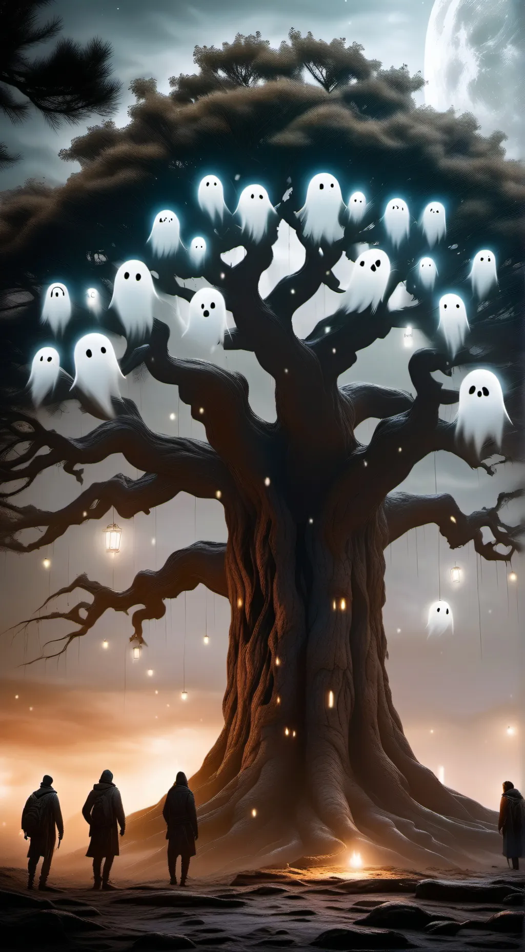 ai character: Ghosts background