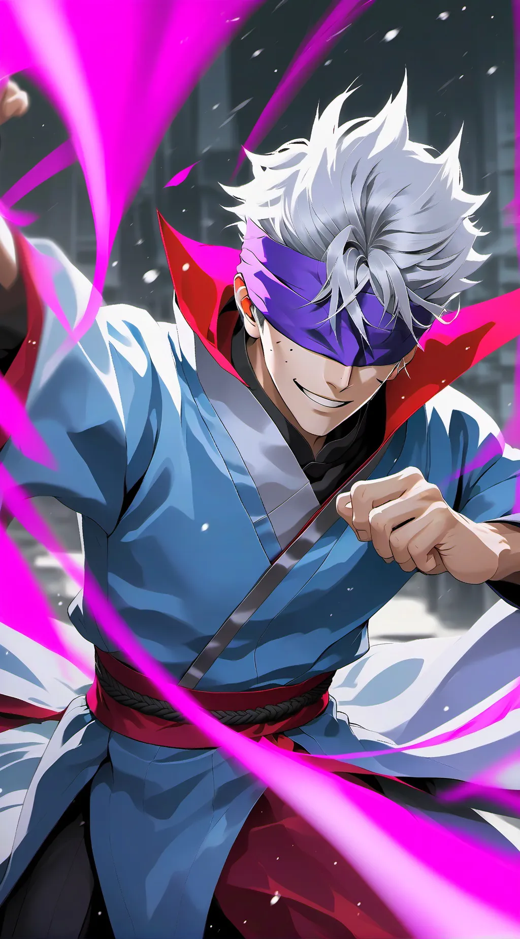 ai character: Gojo Satoru background