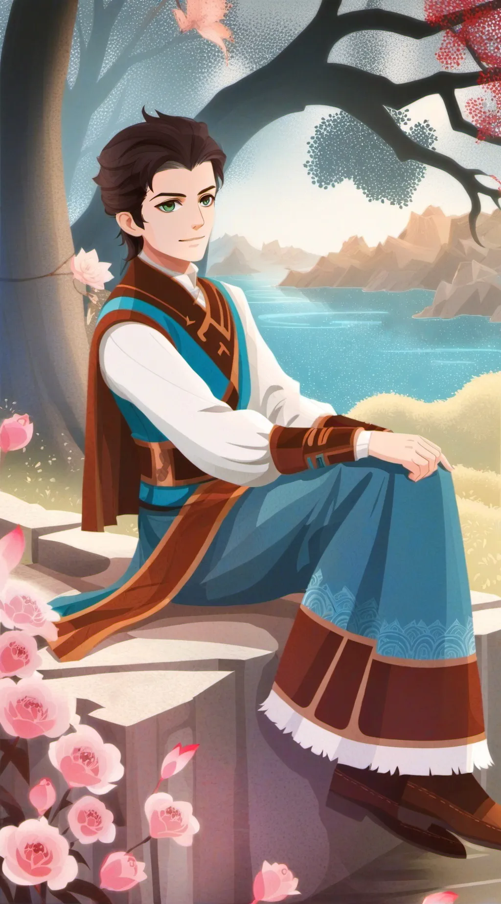 ai character: Azure x YOU!!! background