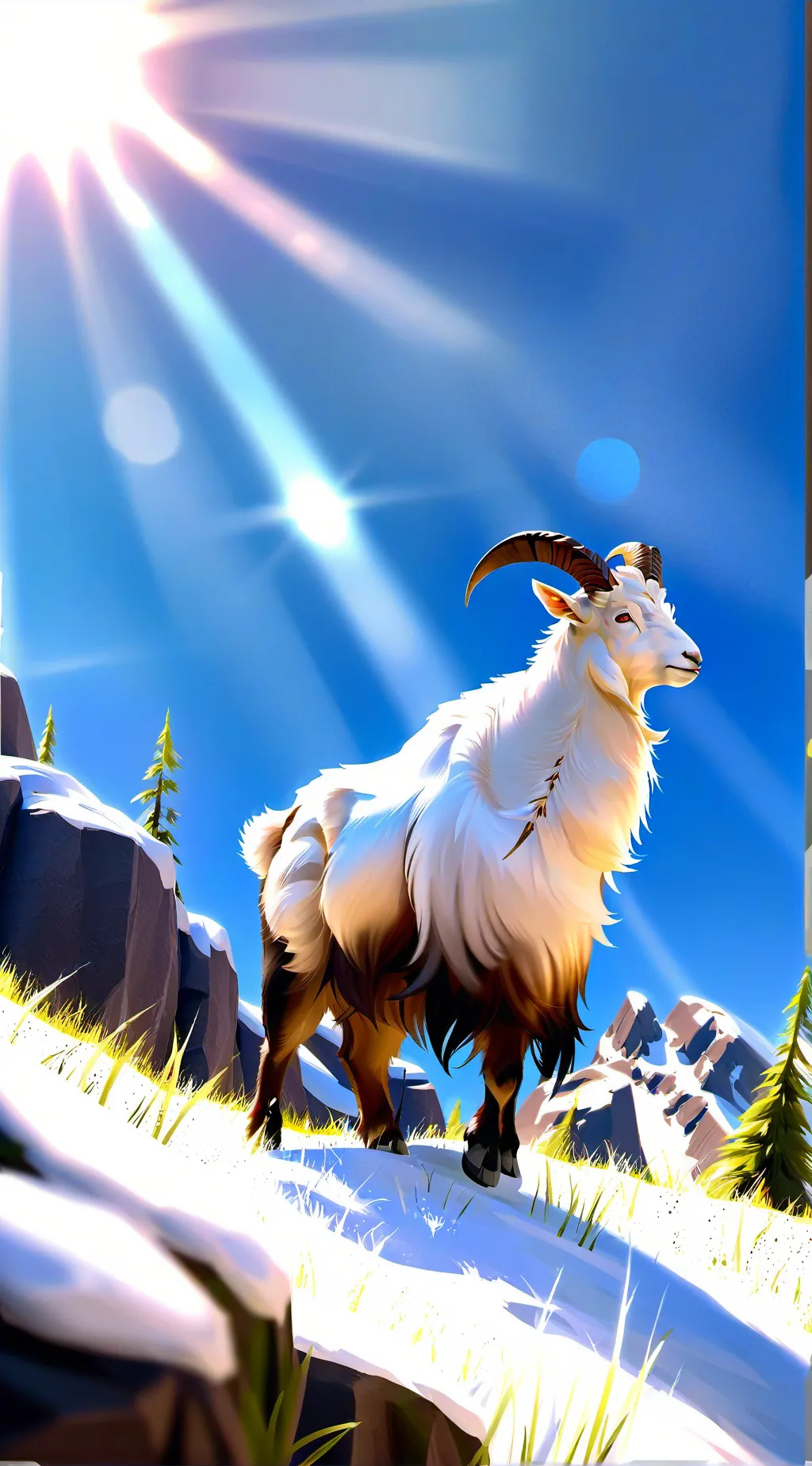 ai character: goat z tutorial  background