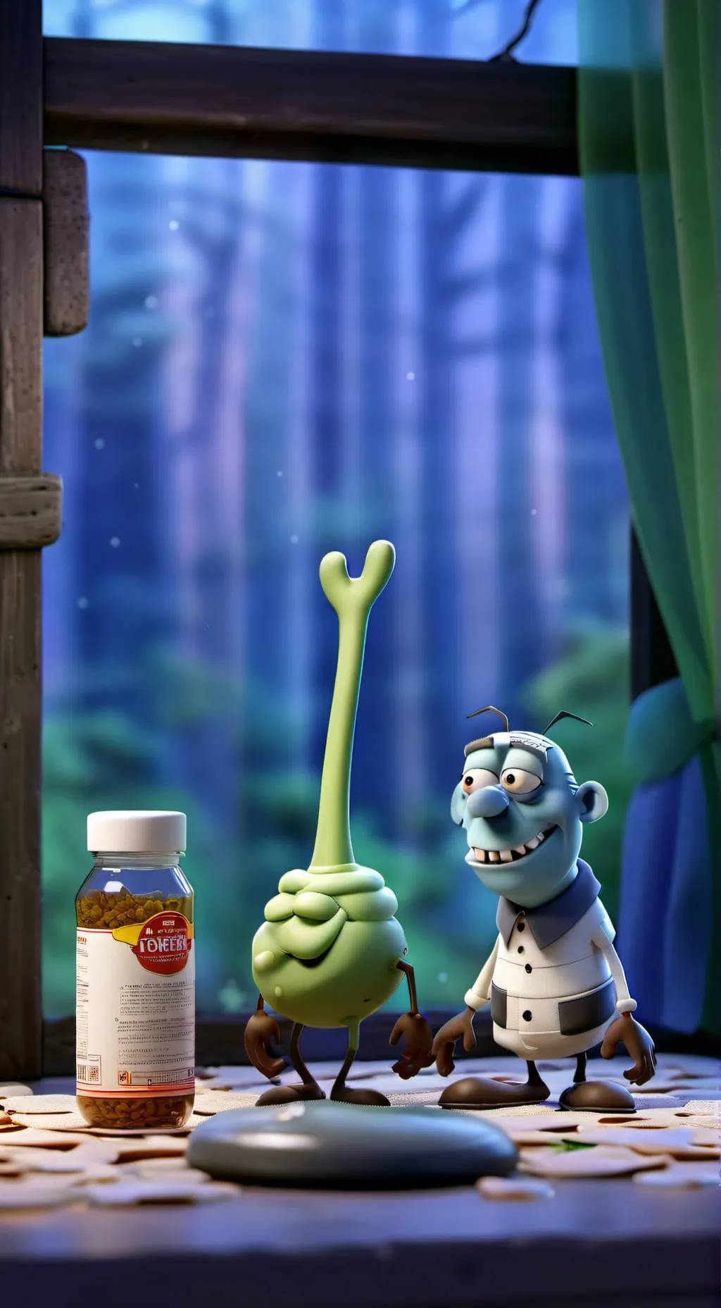 ai character: Forsaken infection background