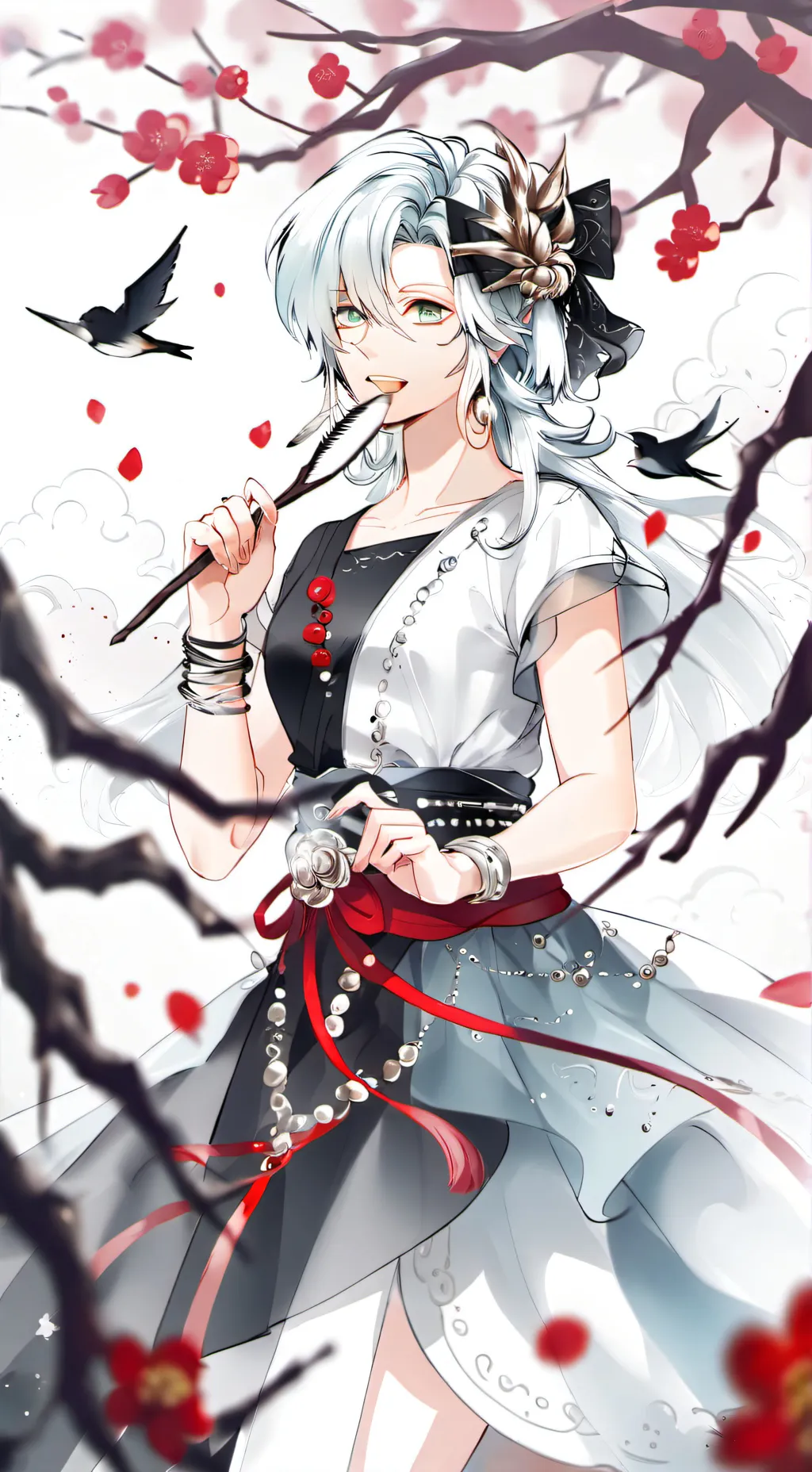 ai character: Sakura background