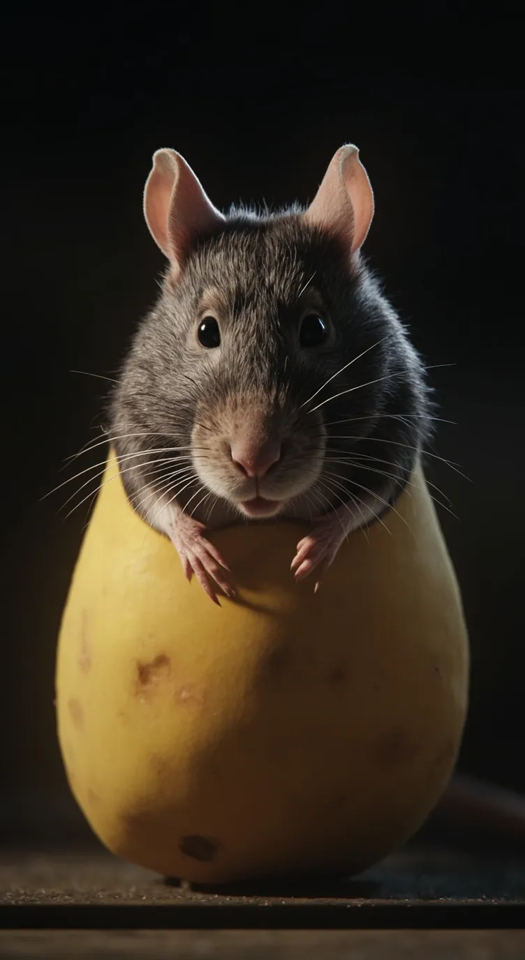 ai character: pipi potato  background