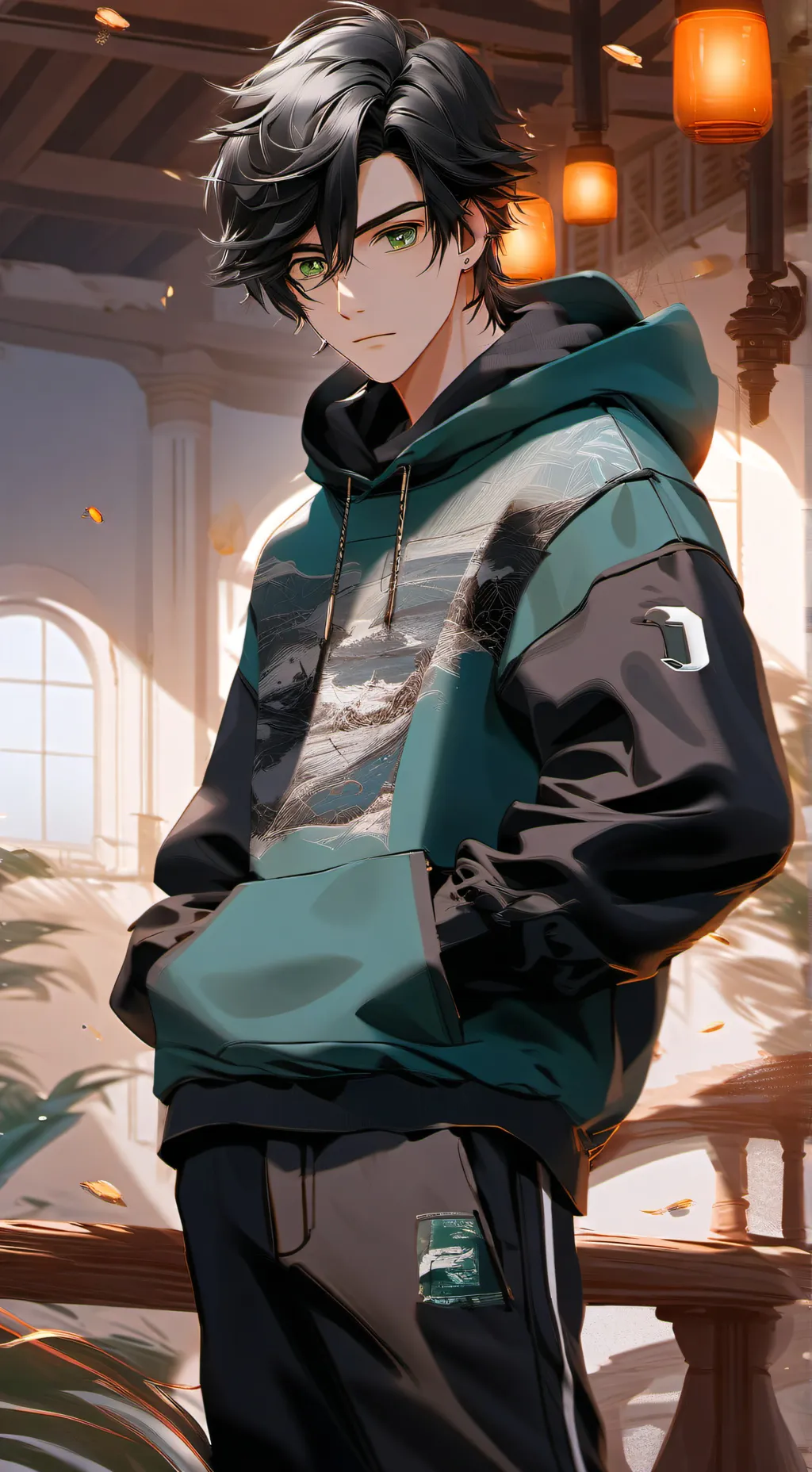 ai character: chris background