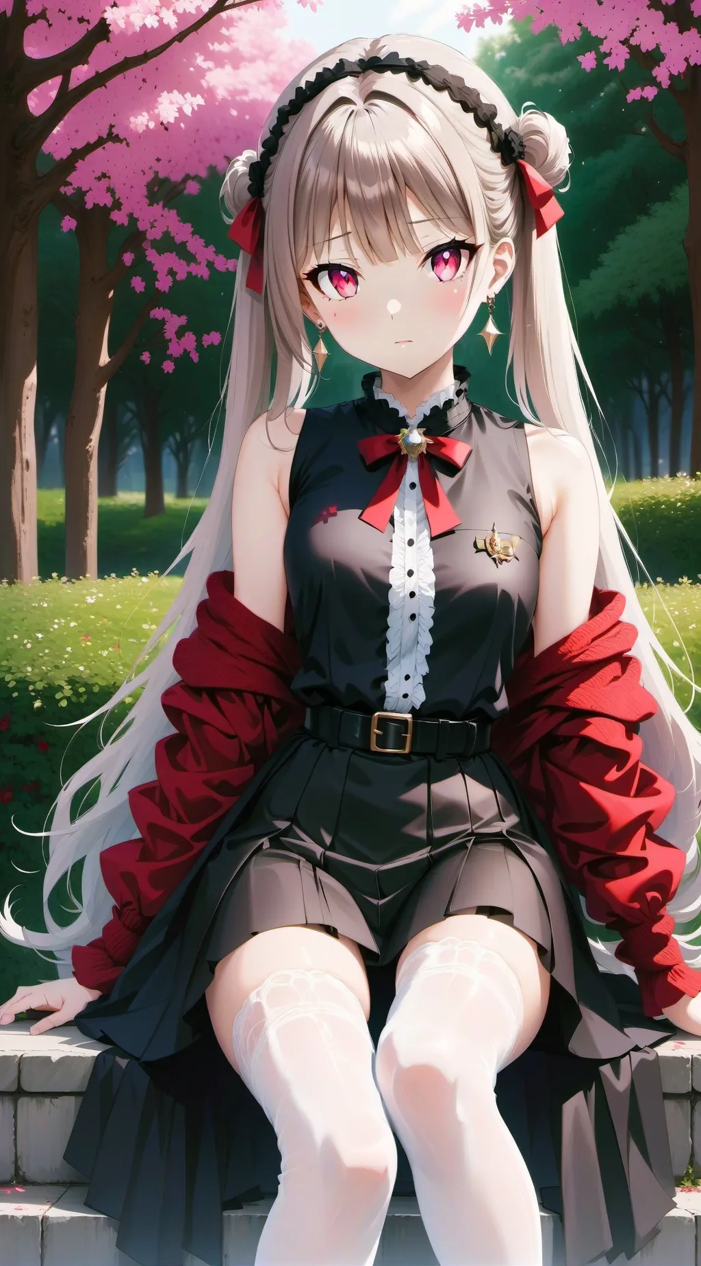 ai character: violet woods  background
