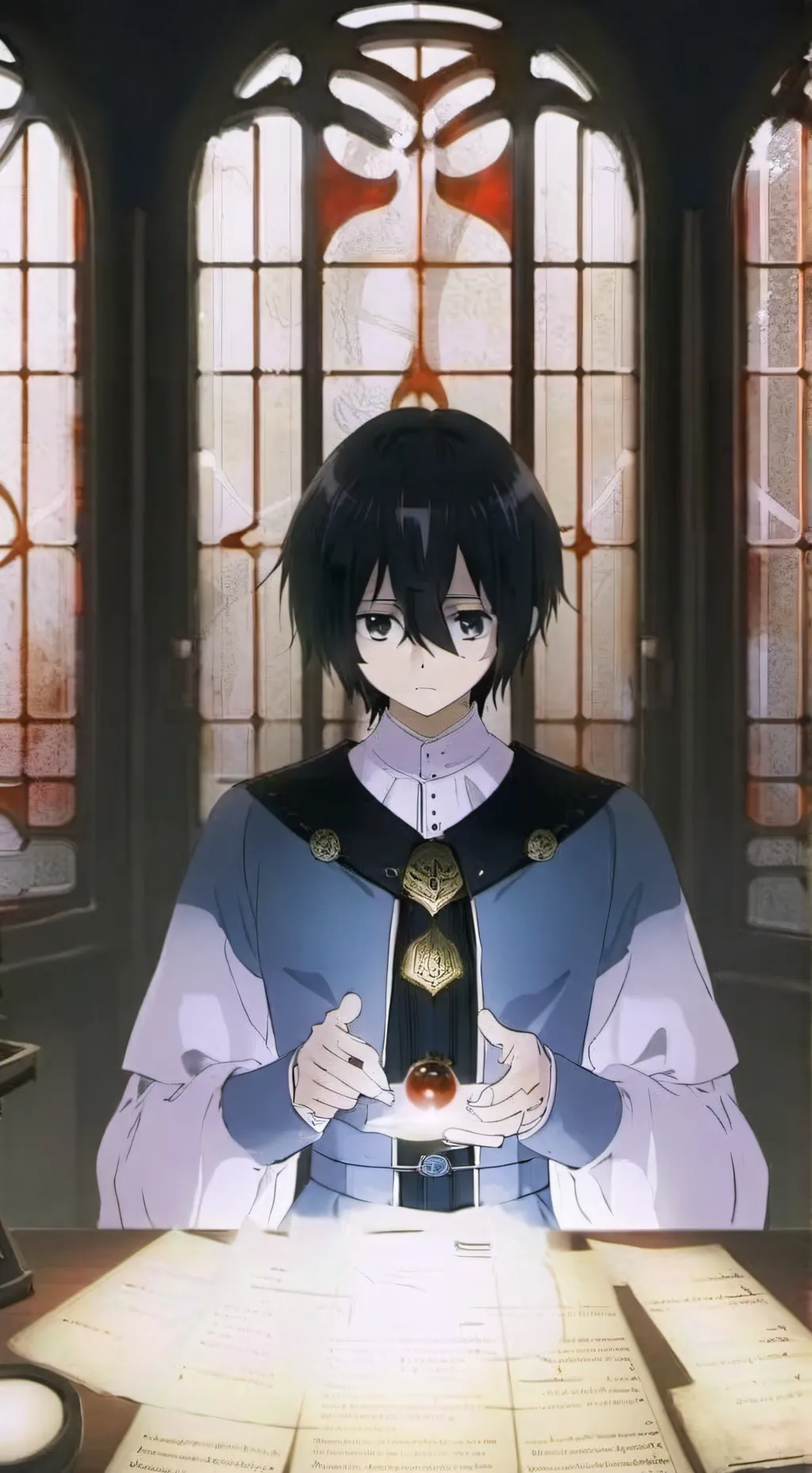 ai character: саша background