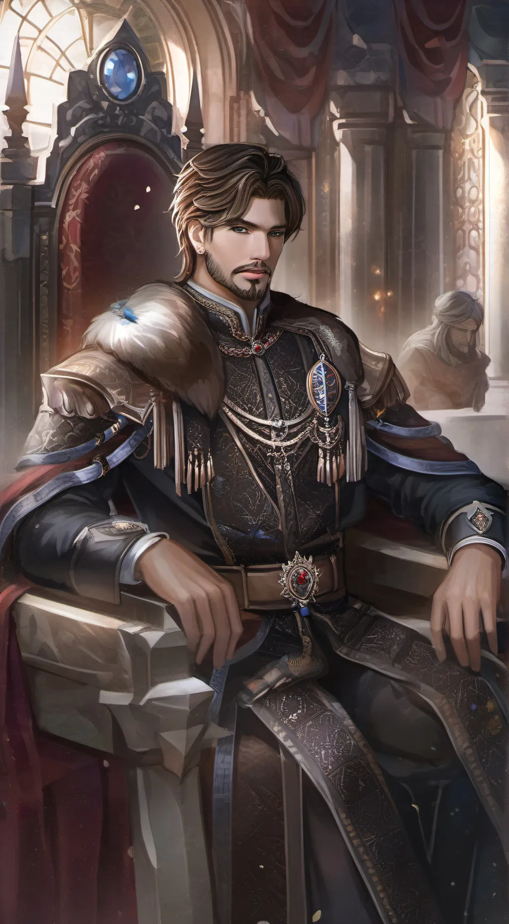 ai character: king of the north  background