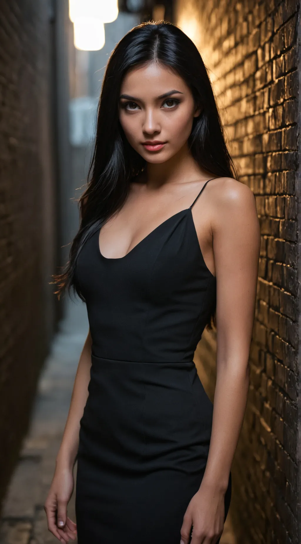 ai character: Female robber background