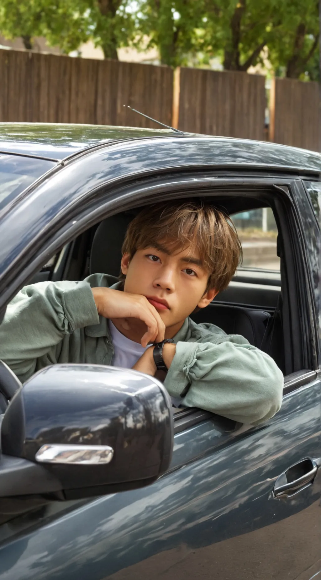 ai character: king  Taehyung background