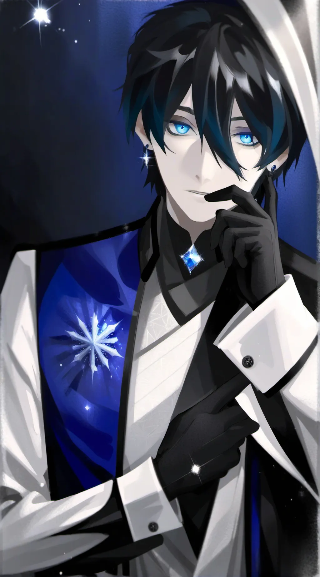 ai character: Koi  background