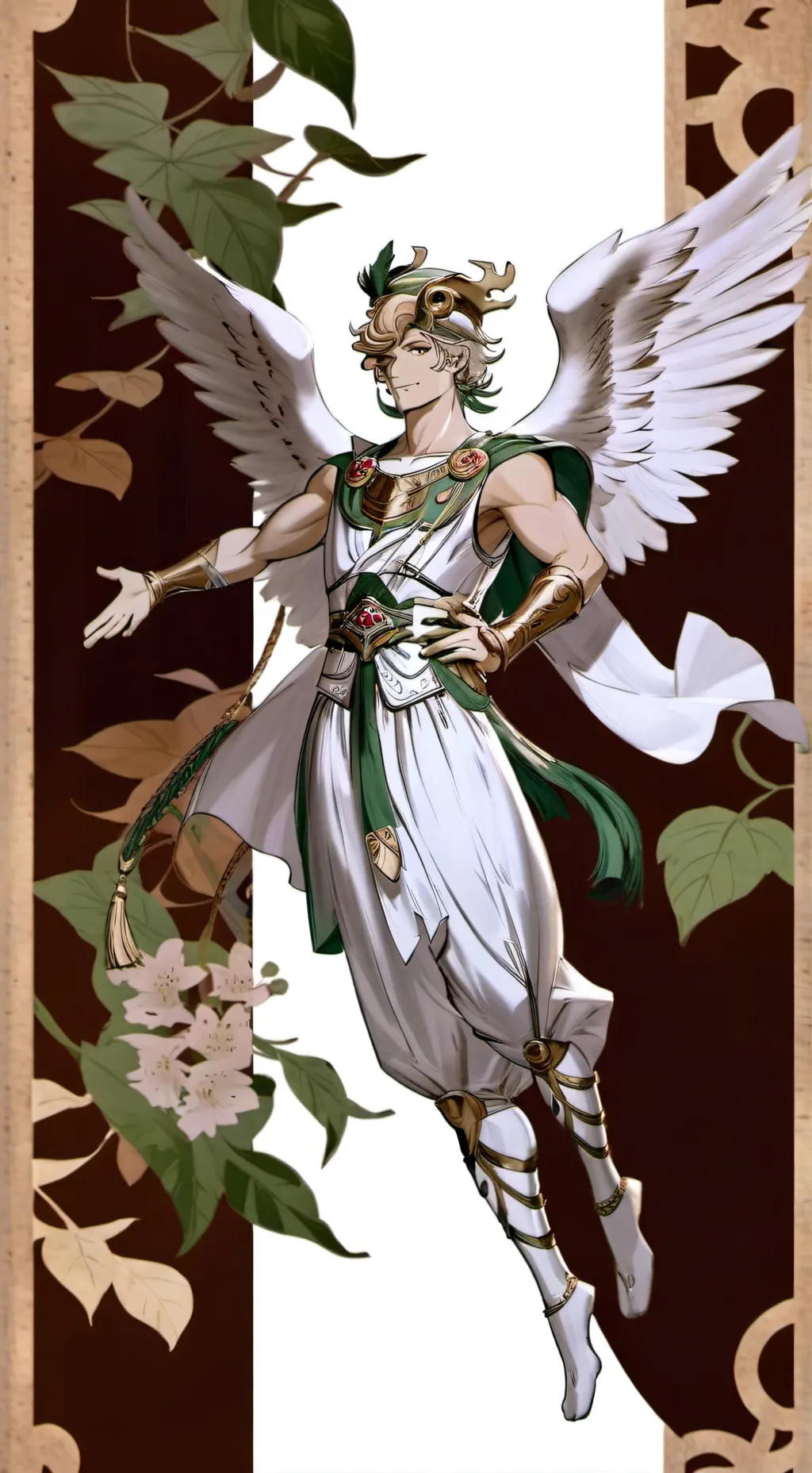 ai character: Hermes  background