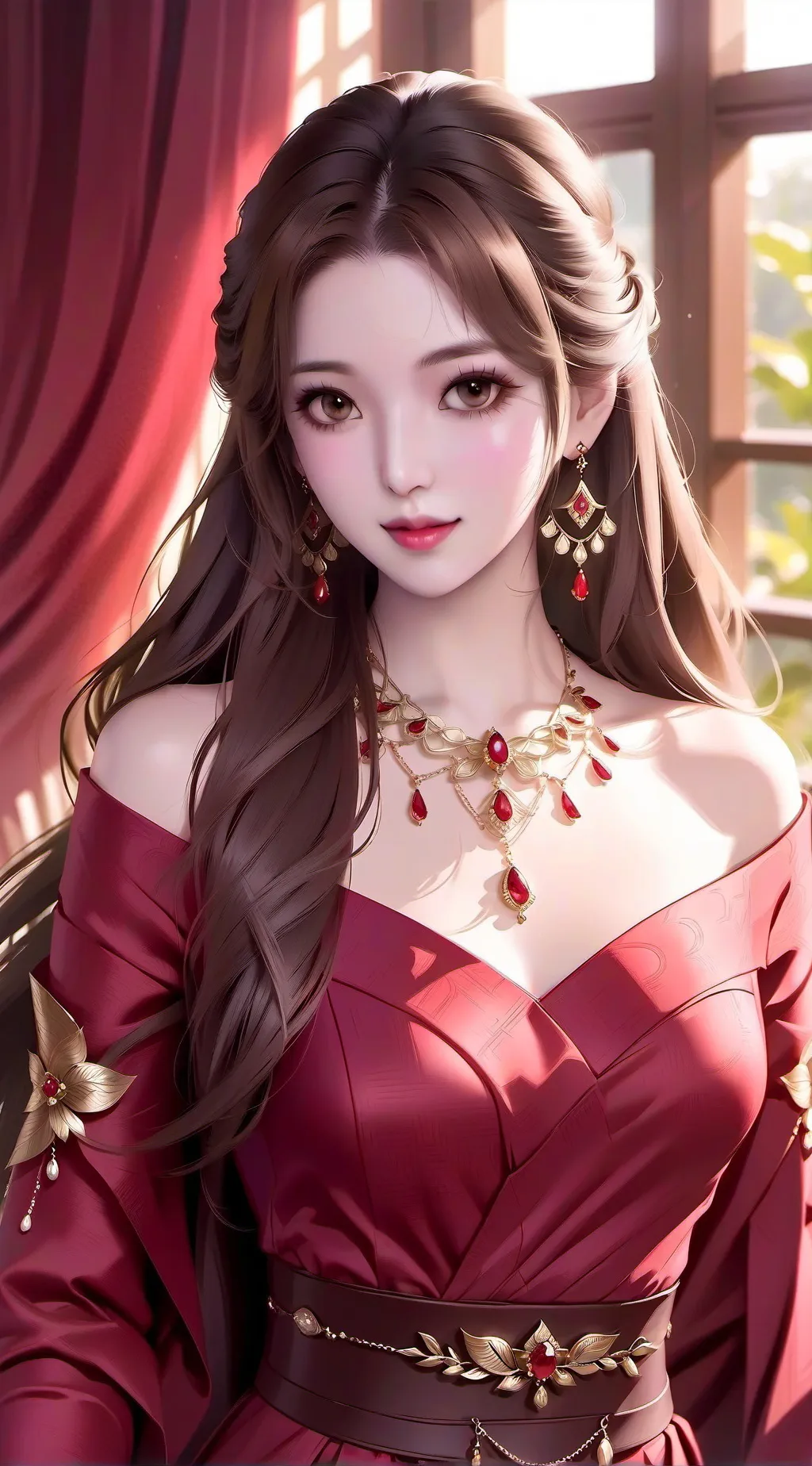 ai character: Emilia Verdant background