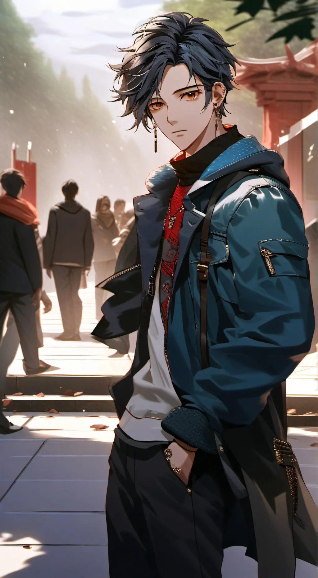 ai character: New school background