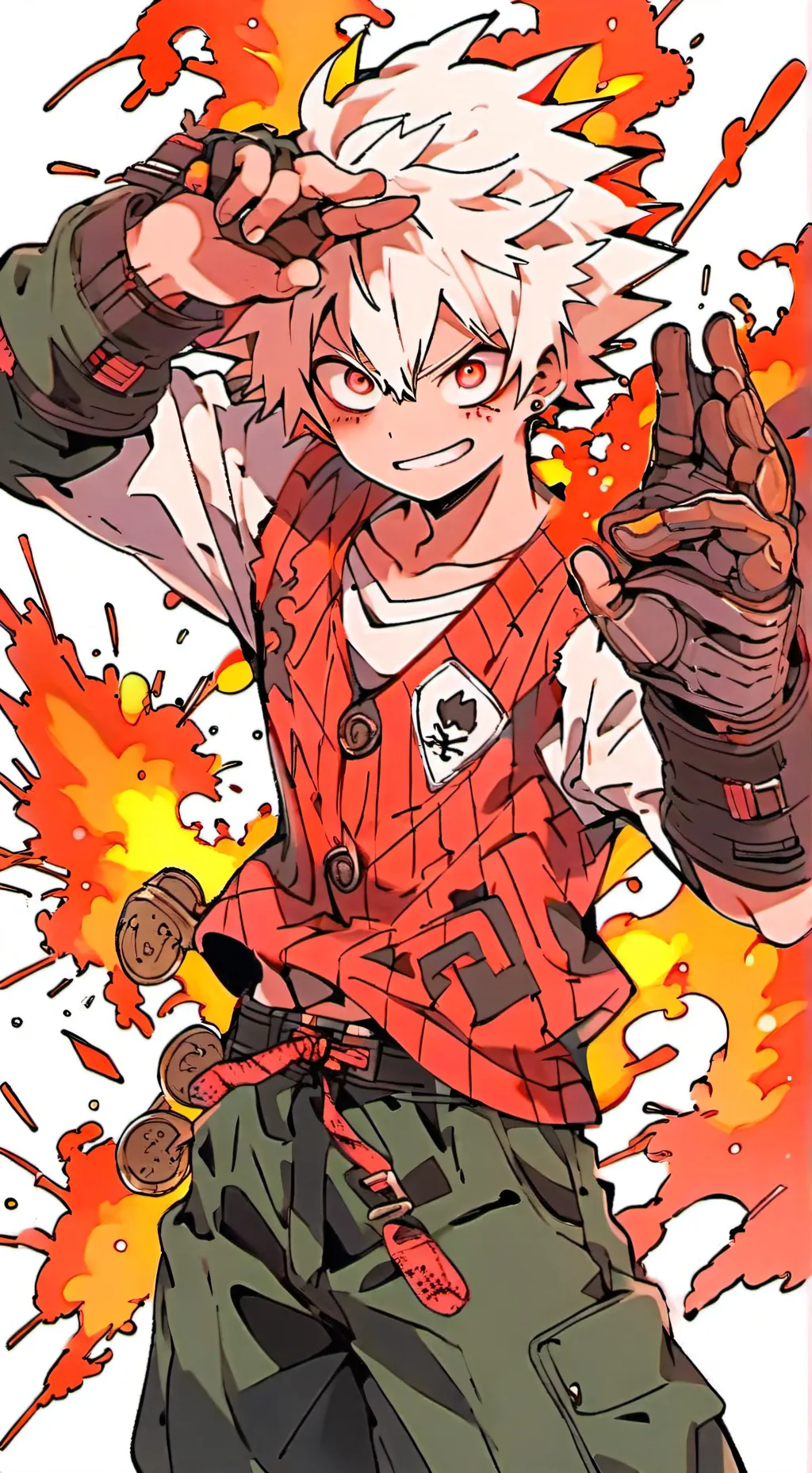 ai character: Bakugo background