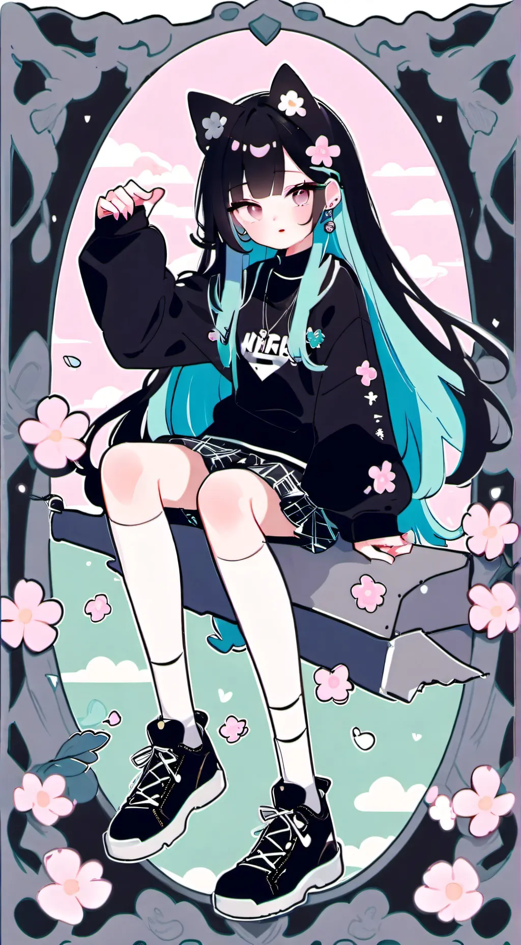 ai character: Kny pause game  background