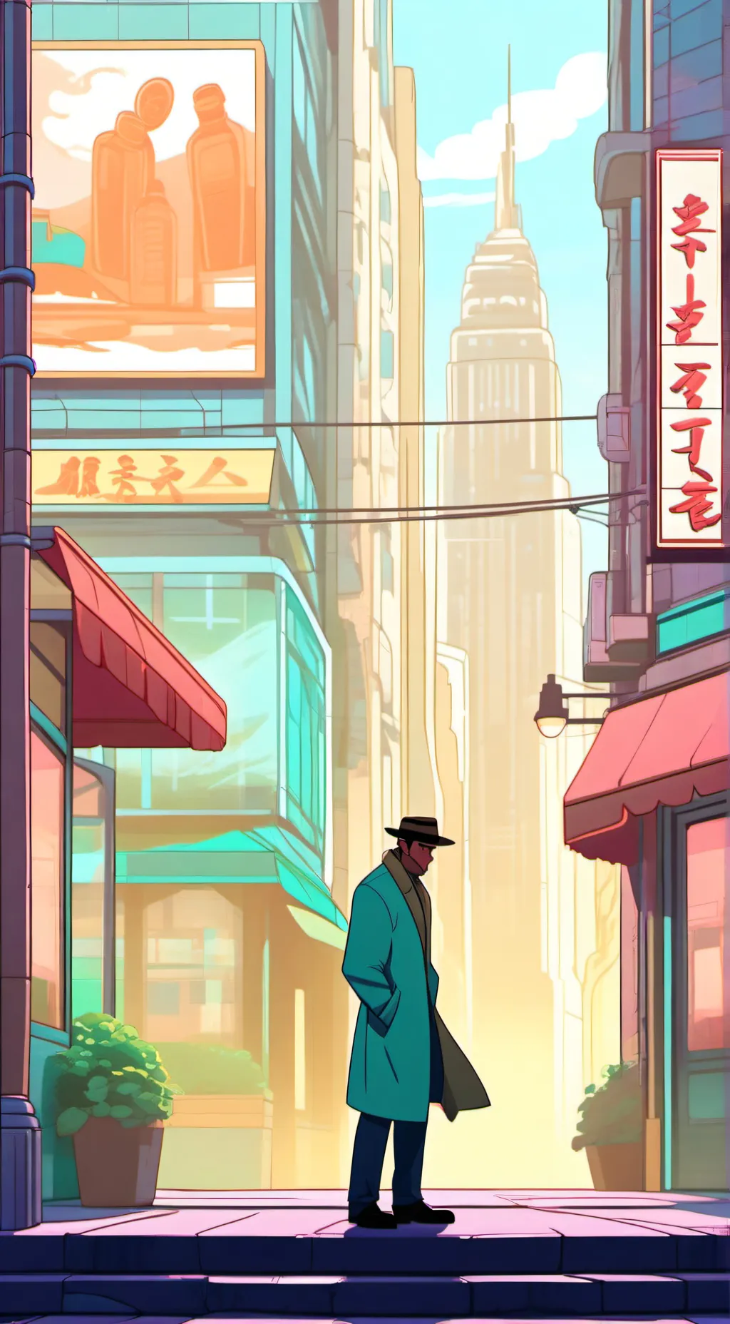 ai character: Postman Pat background