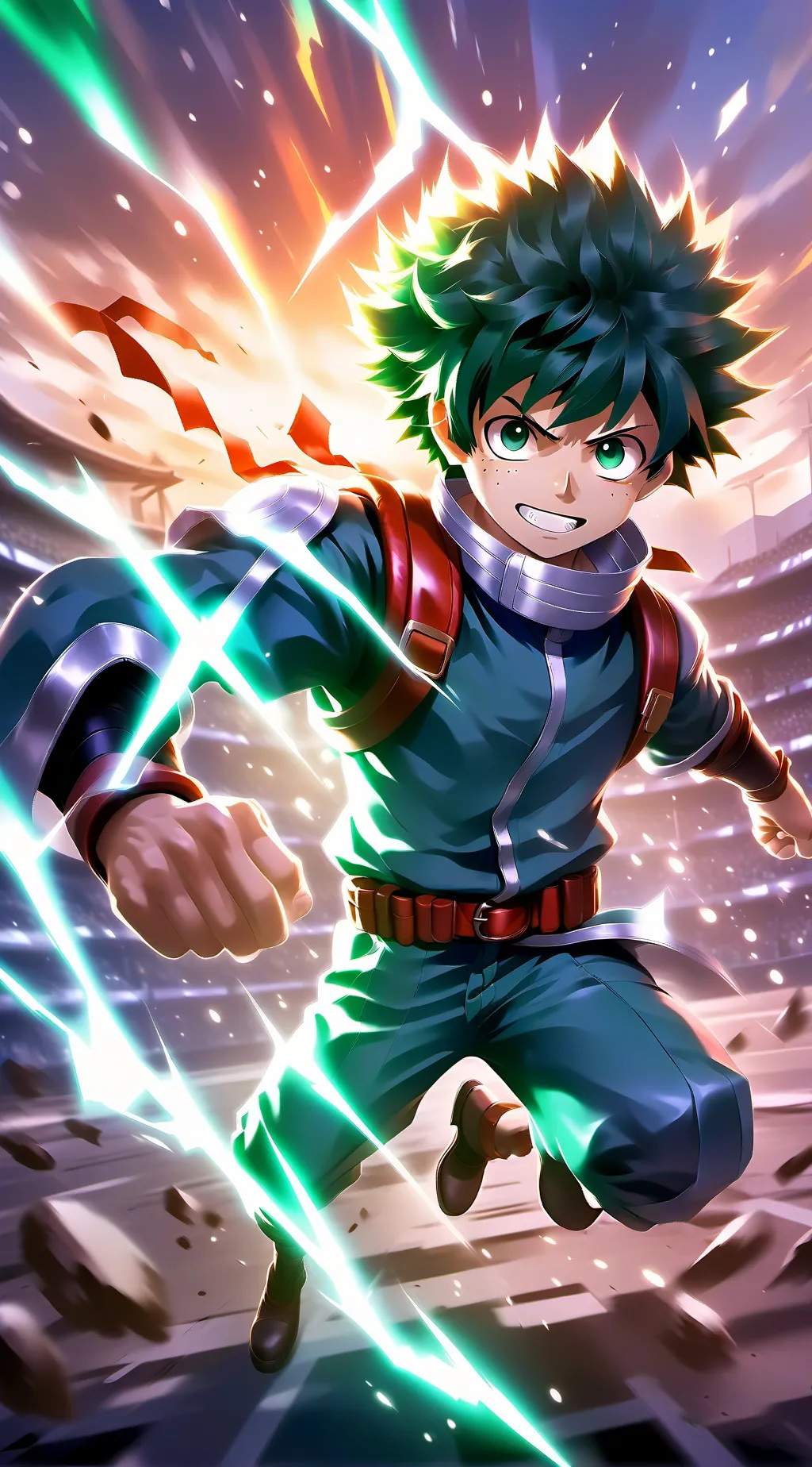 ai character: Mha Mall background