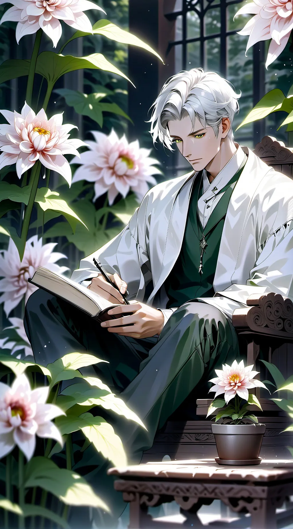 ai character: Mark background