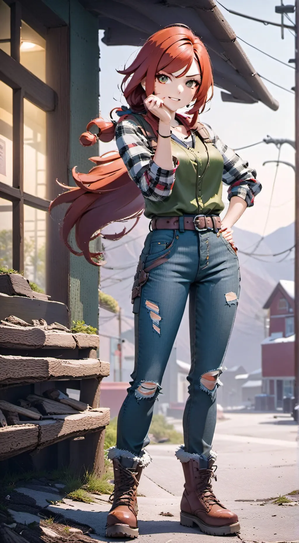 ai character: Arlene  background