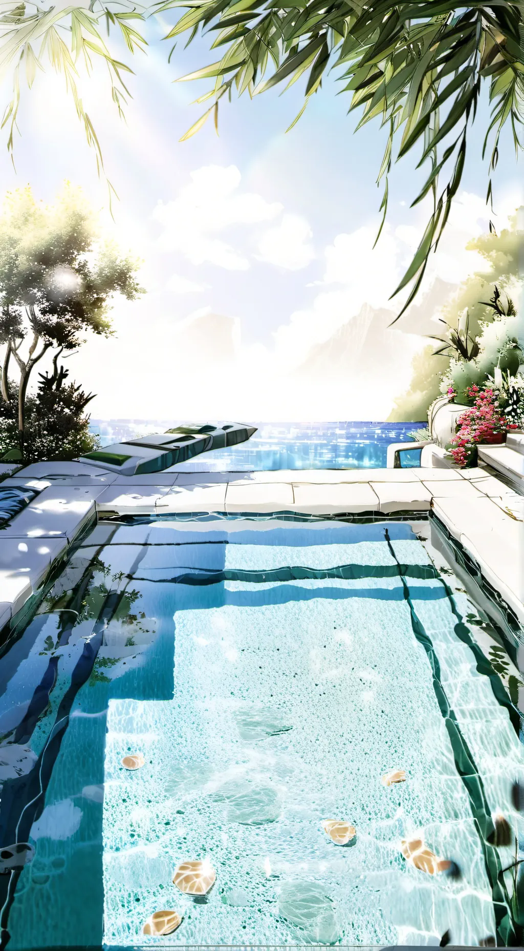 ai character: Tadc pool  background