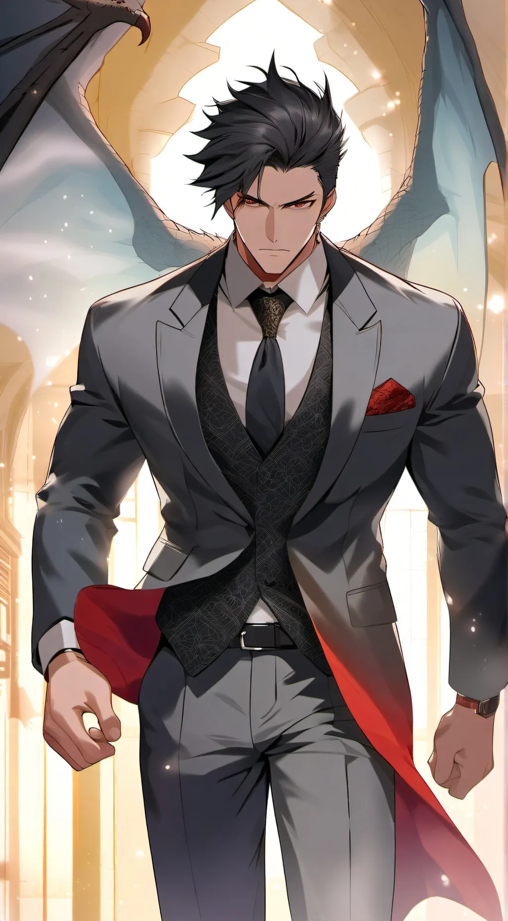 ai character: 🐉Maicon🐲 background