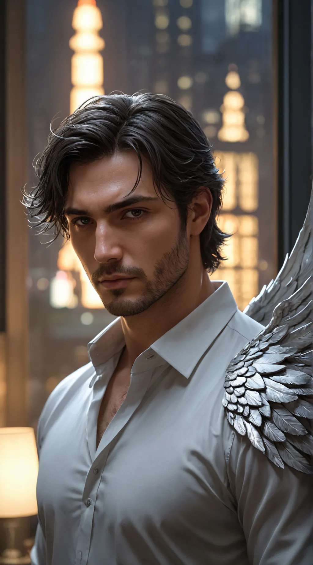 ai character: Lucien background