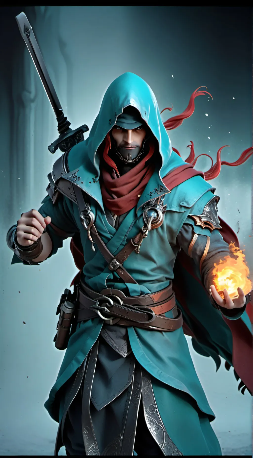 ai character: Chat sprunki sch  background