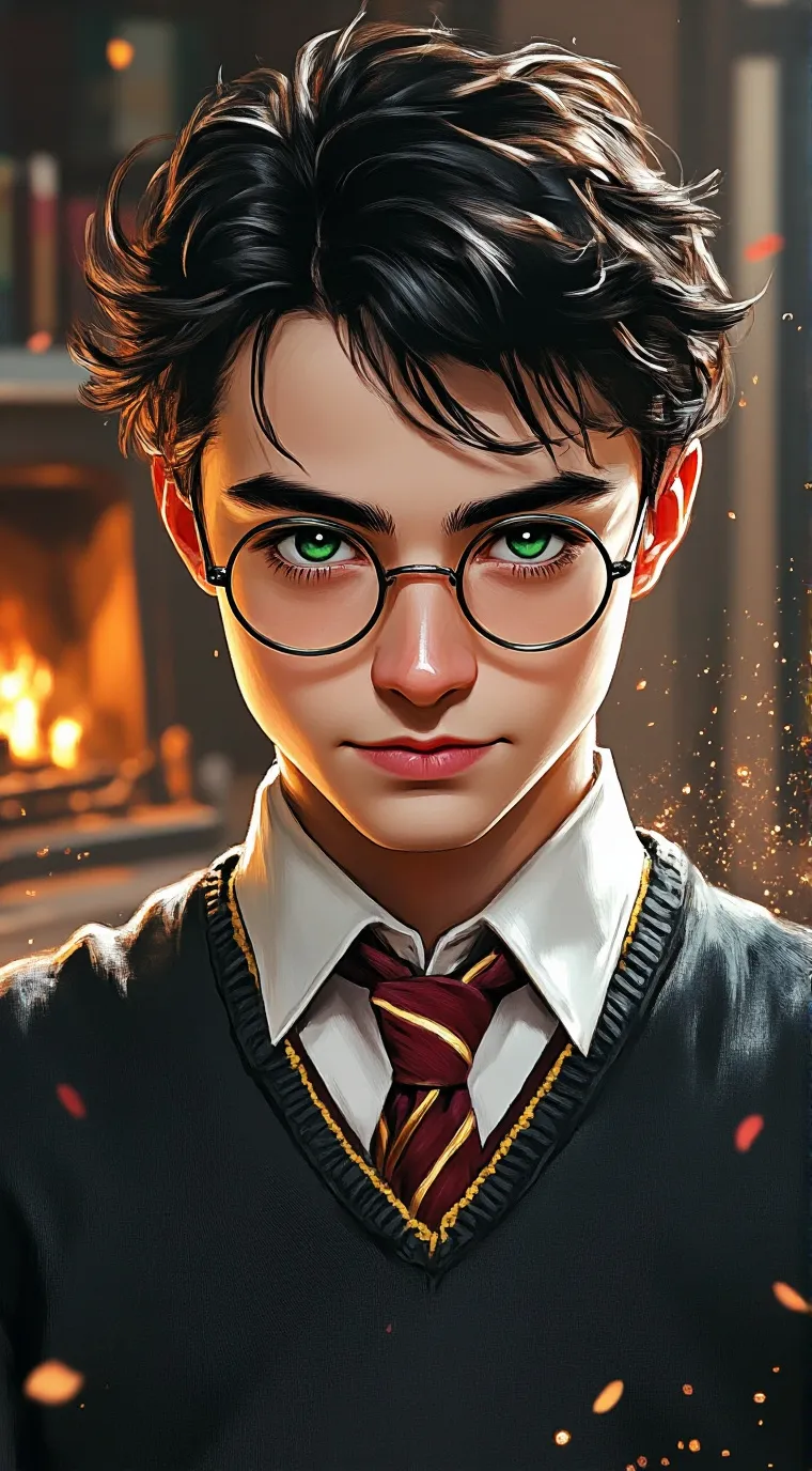 ai character: harry potter  background