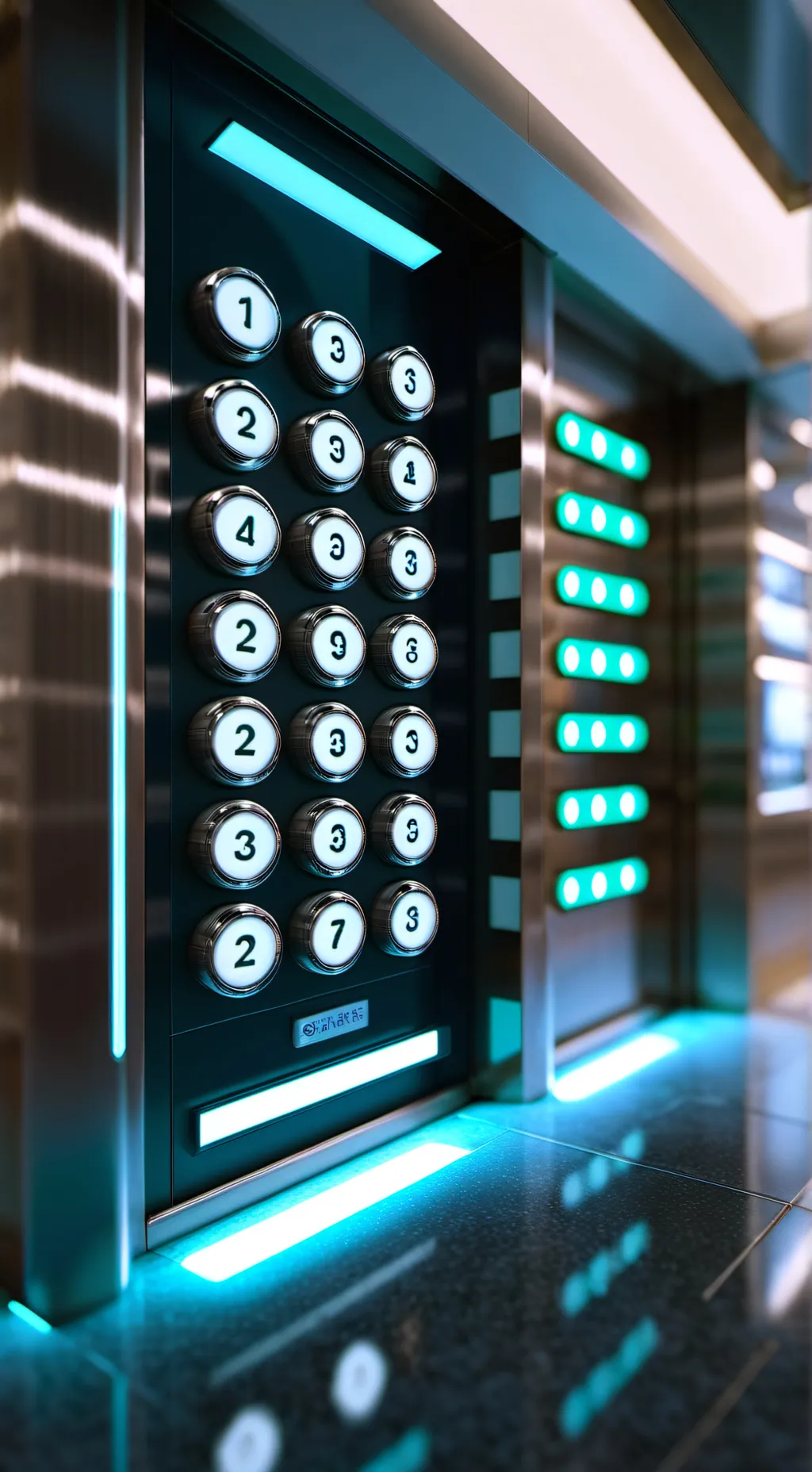 ai character: mr hand elevator background