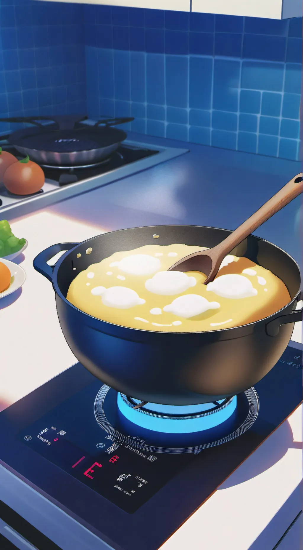 ai character: DW cook-off! 🍴 background