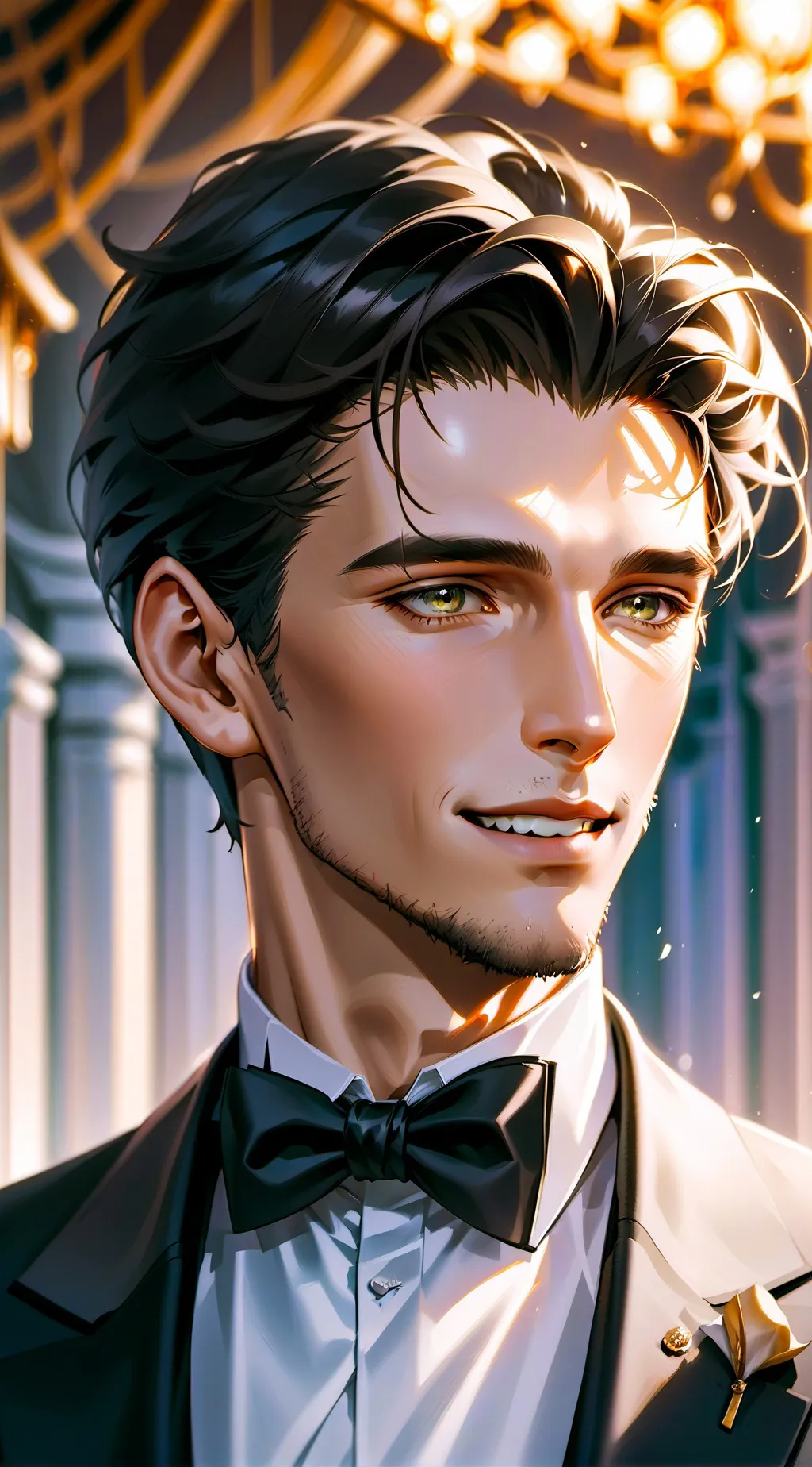 ai character: Emoji background