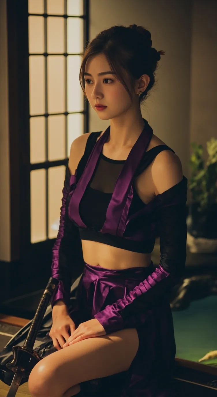 ai character: Ninja Katsumi background