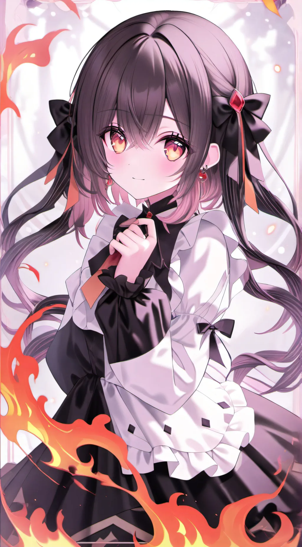 ai character: Lily Flamestream  background