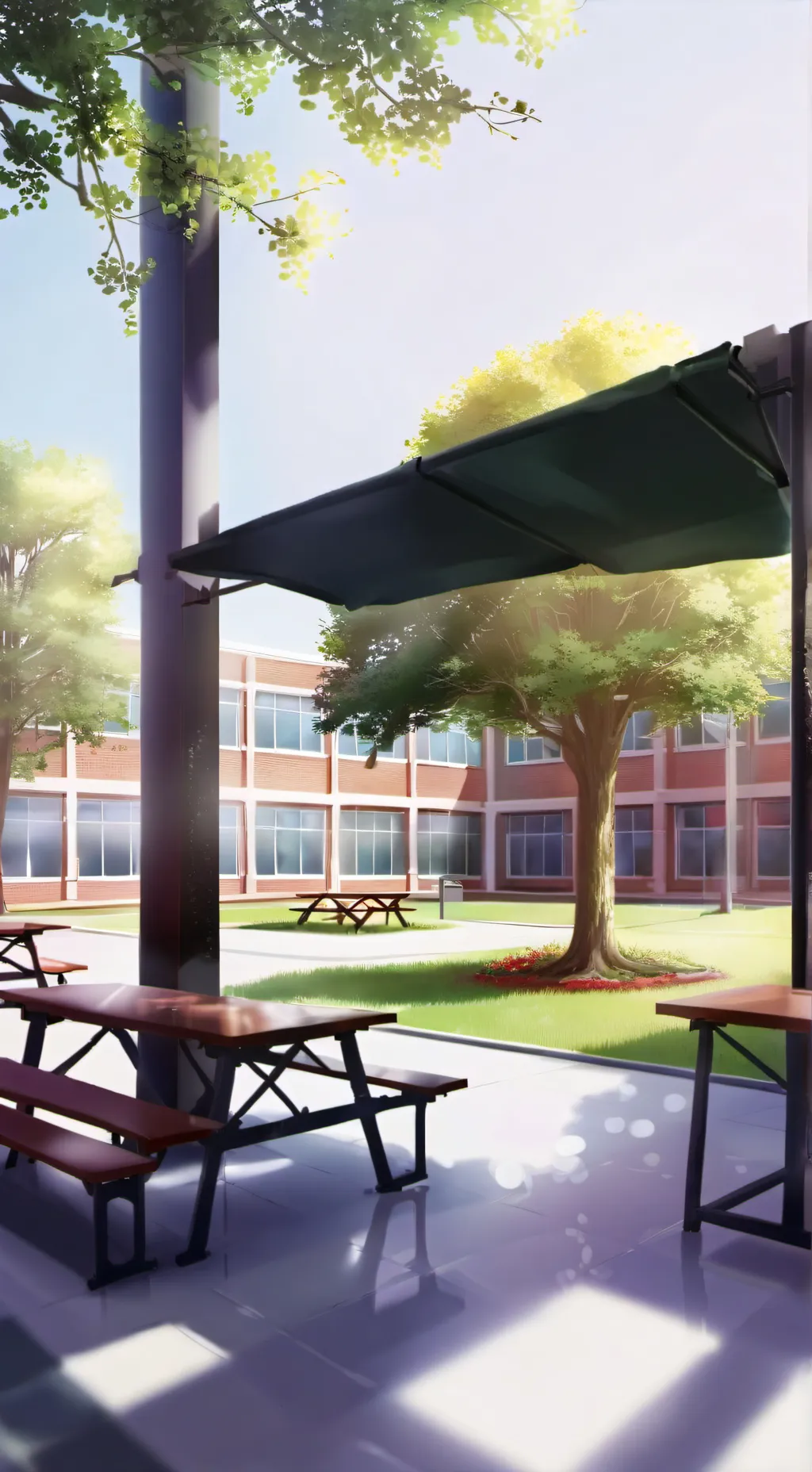 ai character: La escuela:  background