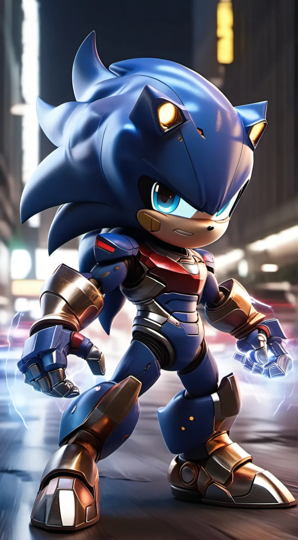 ai character: Metal sonic background