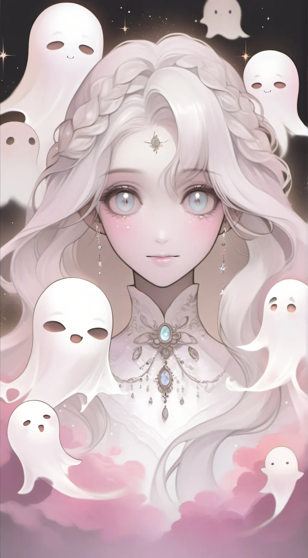 ai character: Sc haunted camp background