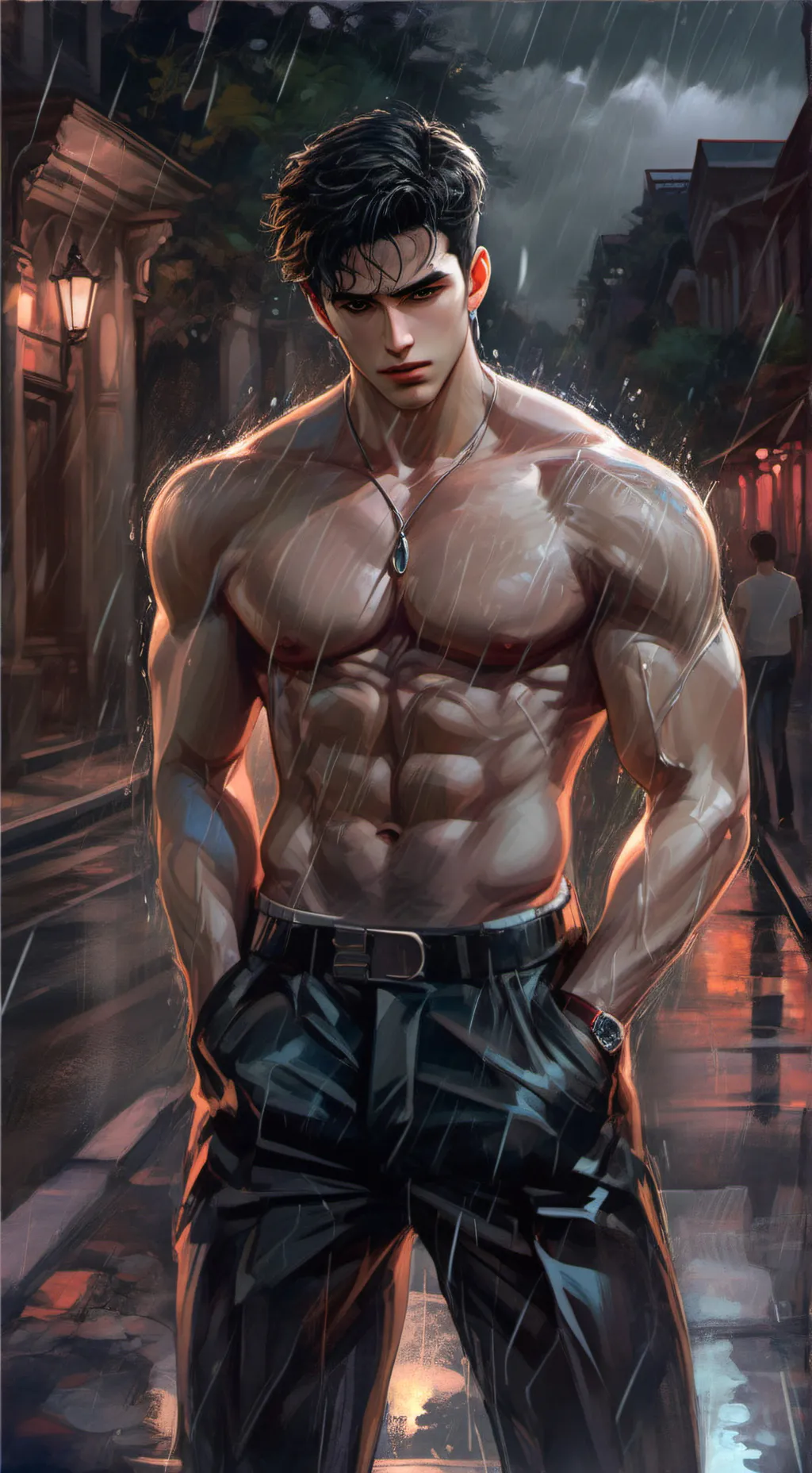 ai character: Max background