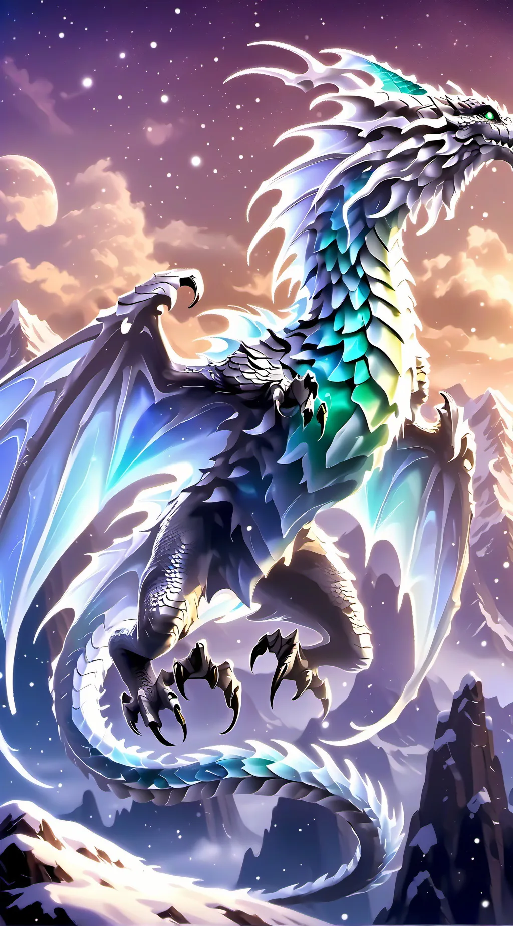 ai character: Rainbow  background