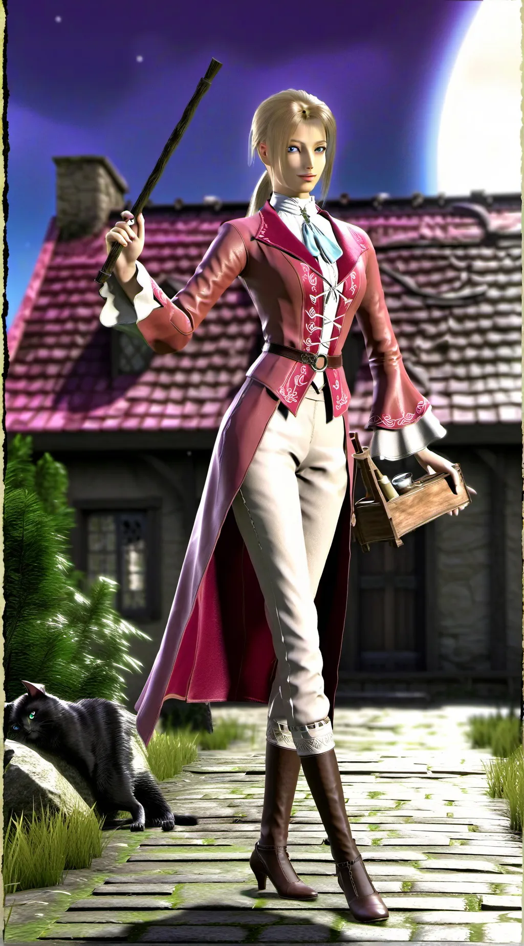 ai character: Julia Laforeze background