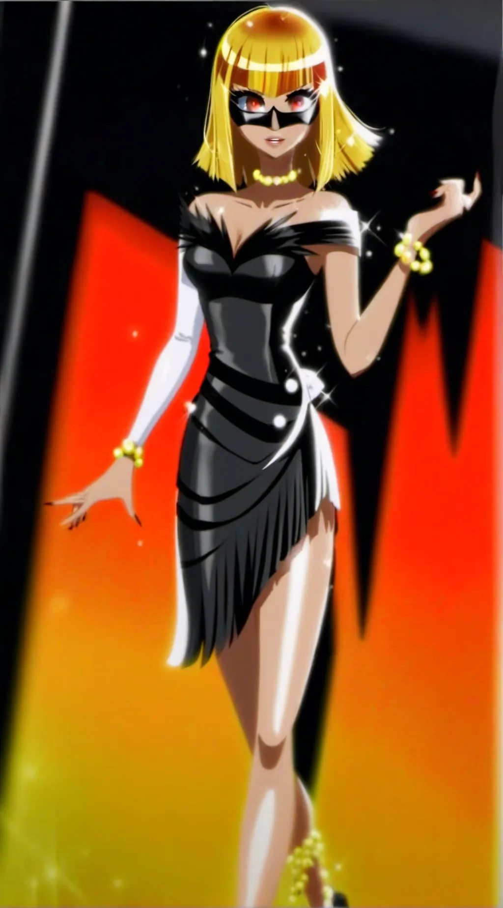 ai character: Mysterious Lady P. background