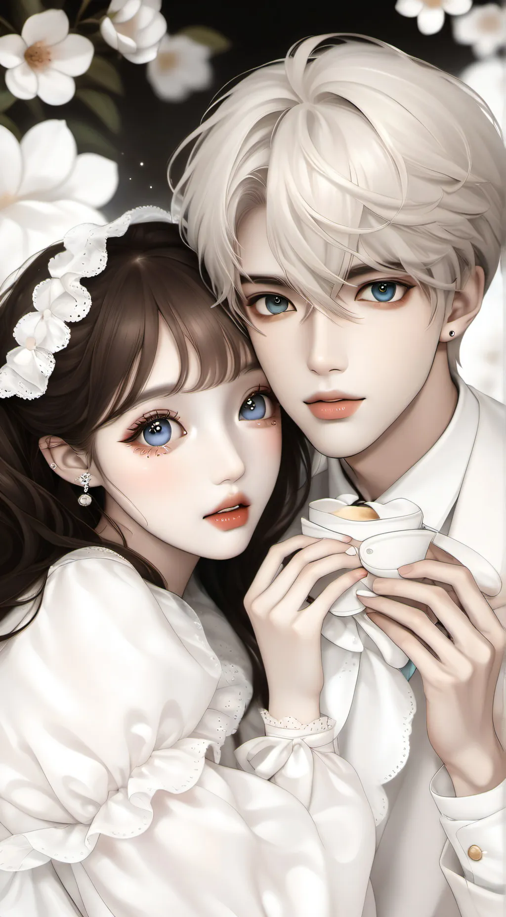 ai character: N x JC  background