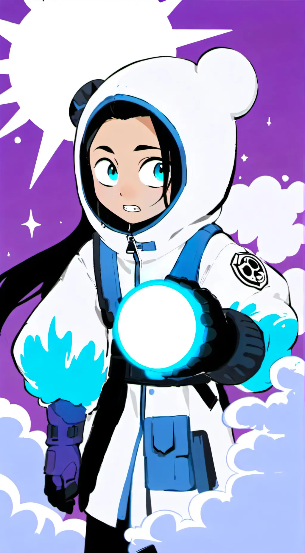 ai character: MOONCAKE background