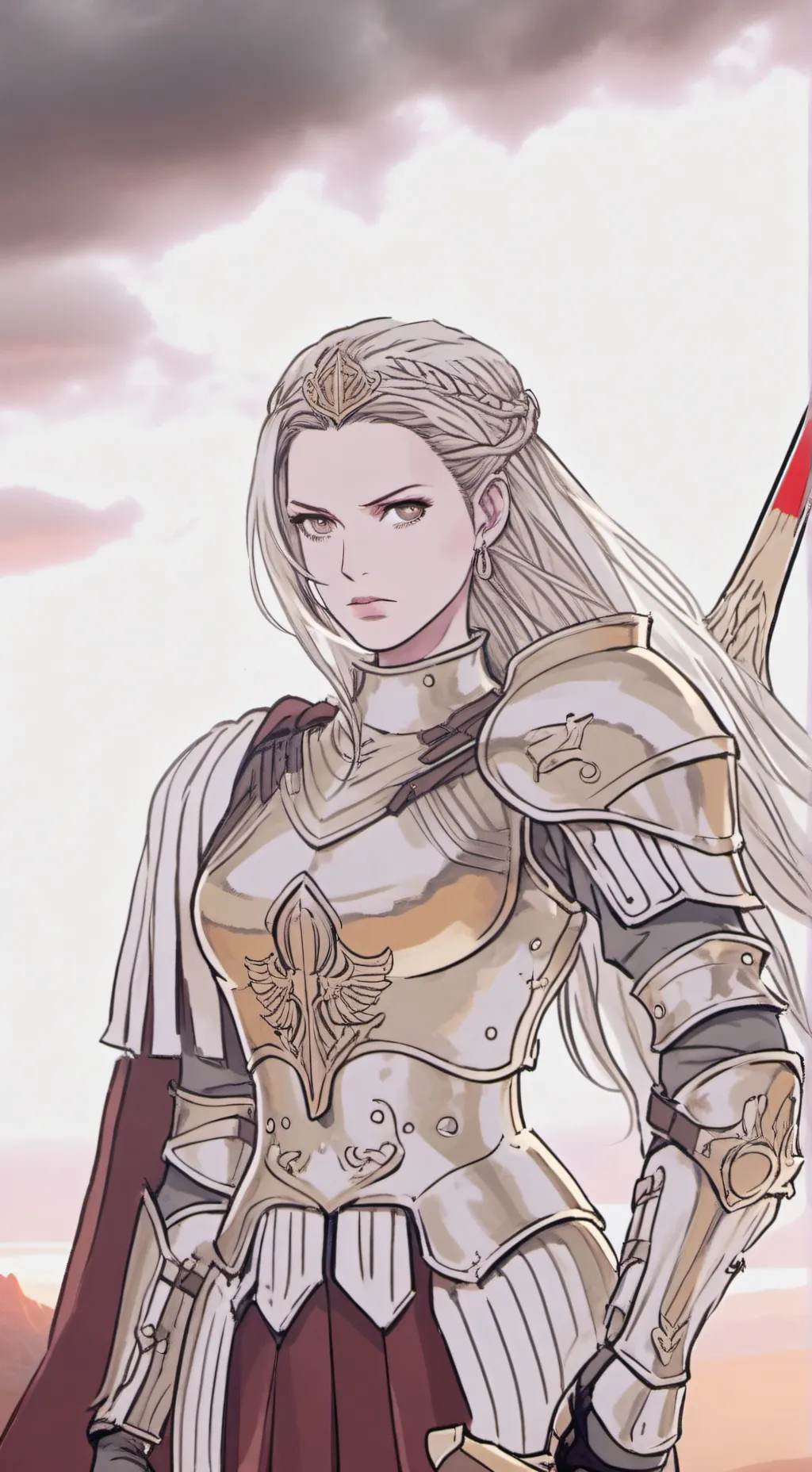 ai character: tu madre brunhilde background