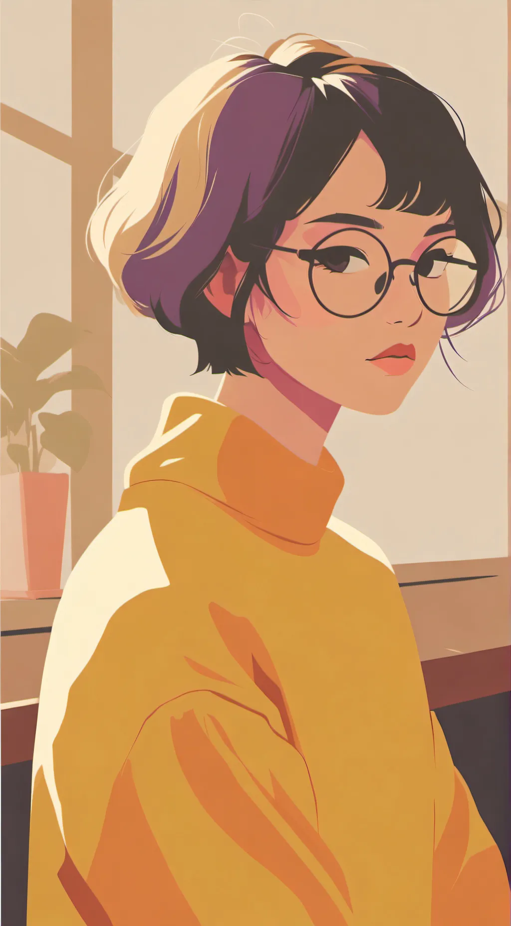 ai character: Halley Membrane  background