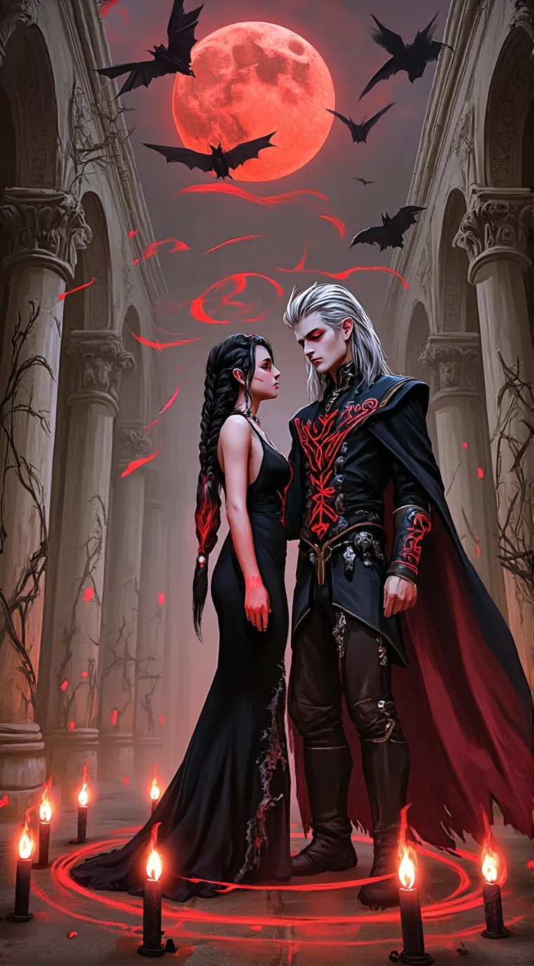 ai character: 🌑 Crimson Oath background