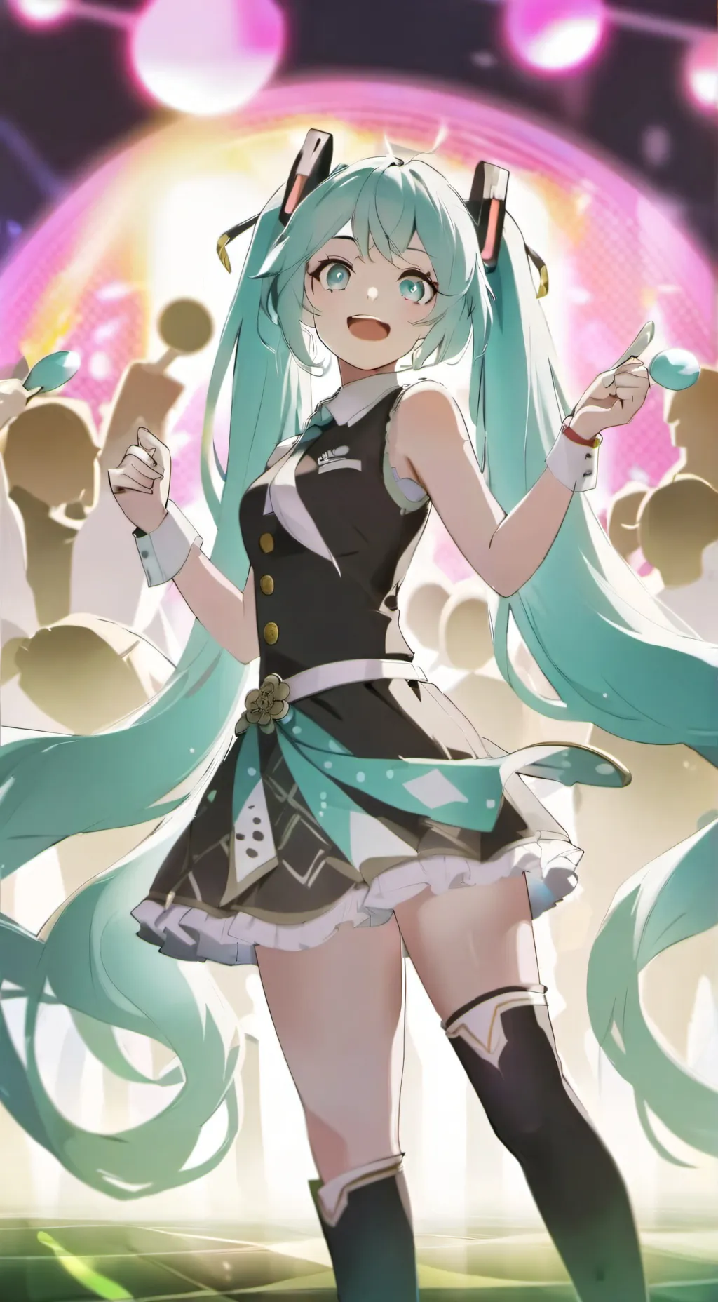 ai character: miku background