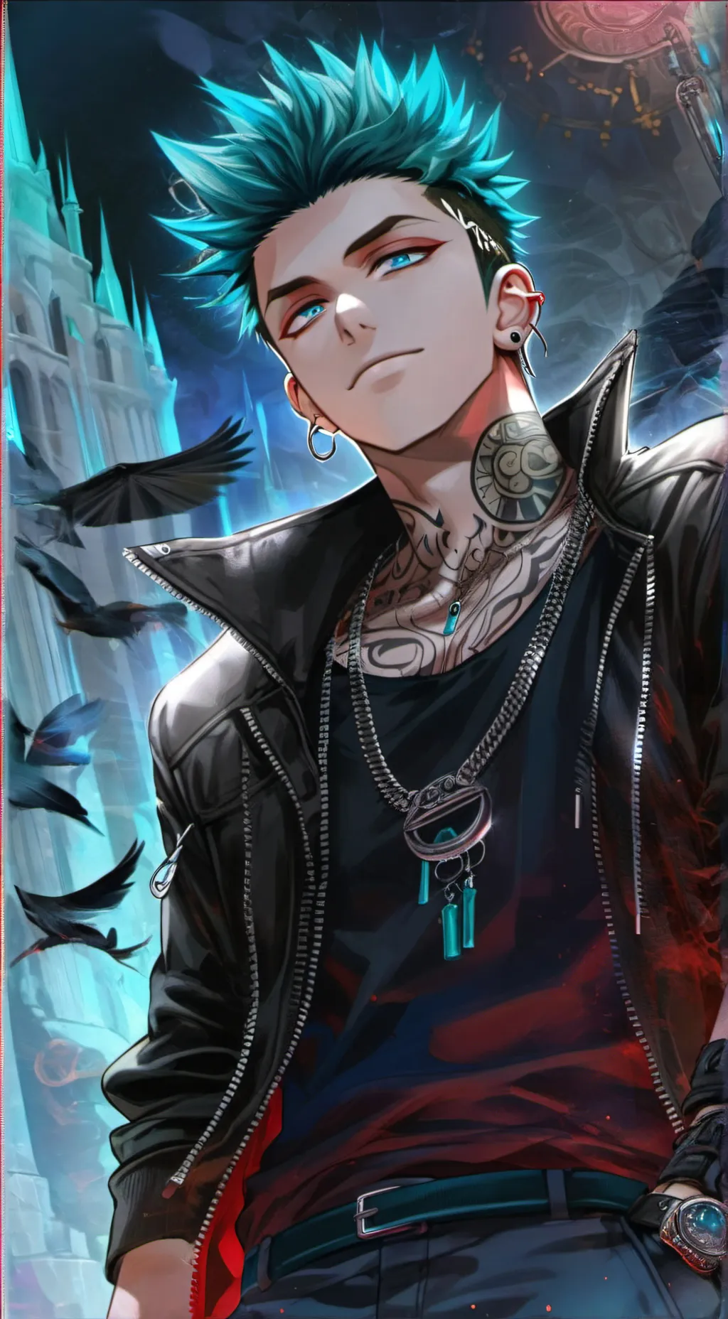 ai character: Raven background