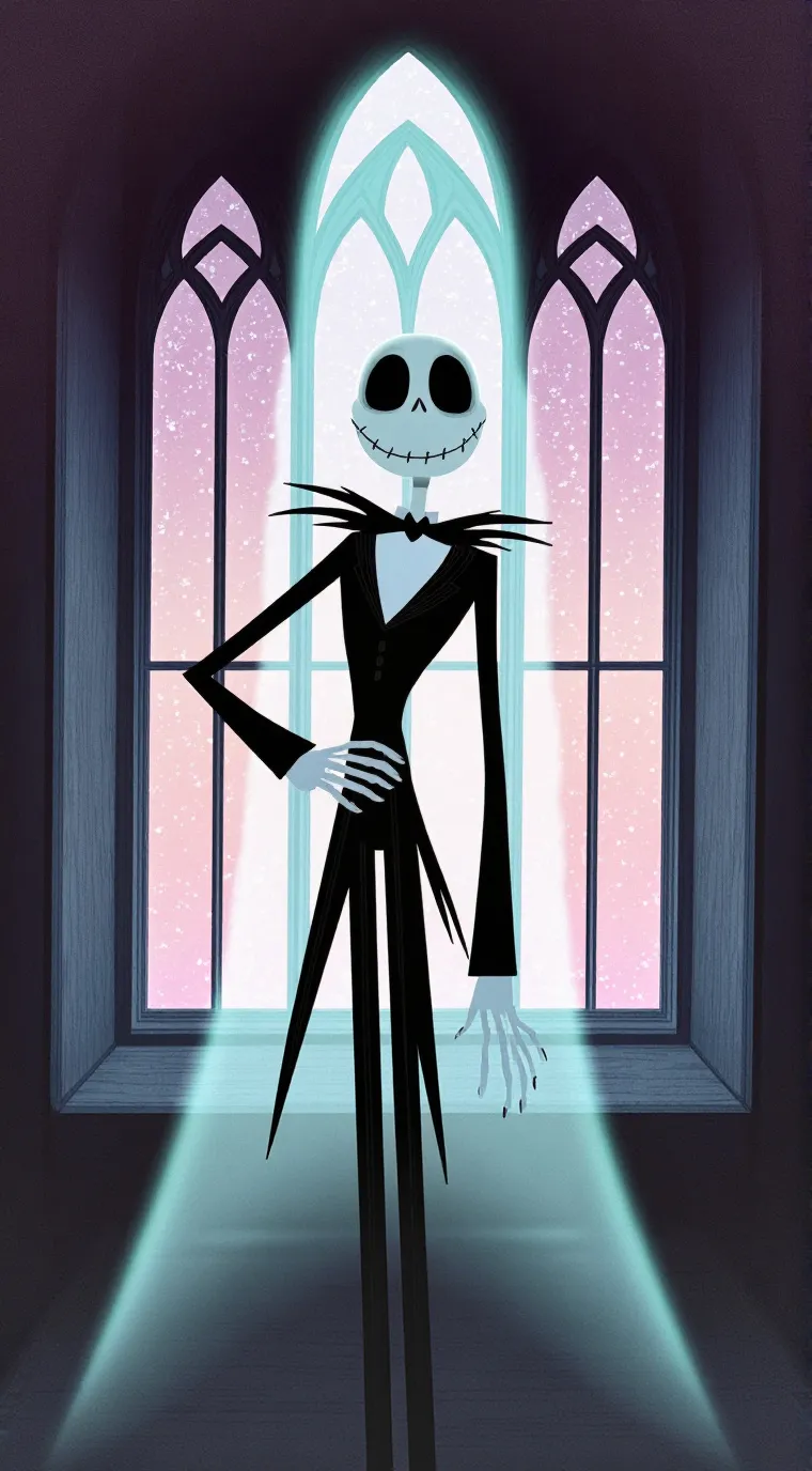 ai character: Jack skeleton background
