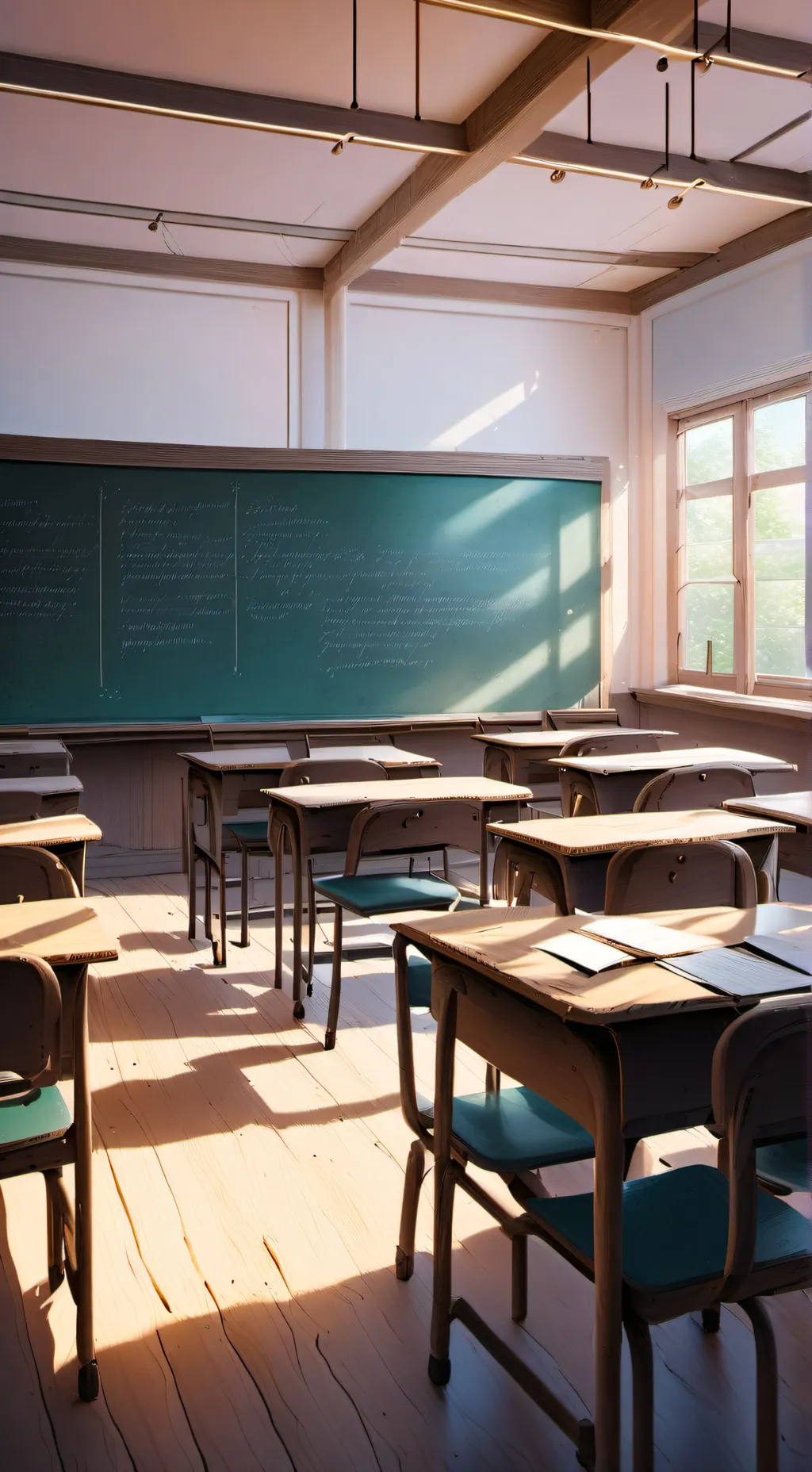 ai character: Creature School background